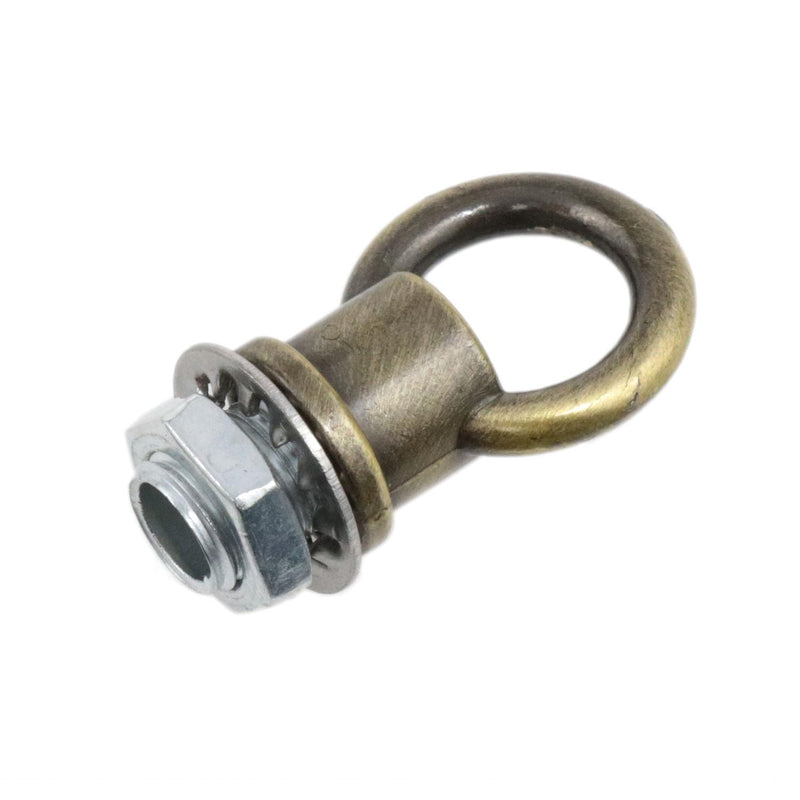 [Australia - AusPower] - Light Fixture Hooks Ring Nut Lifting Ring Nut Eye Nuts Lamp Nut M10 Thread Black Bronze Ring Hanging Light Ring Fixture 4 Sets 