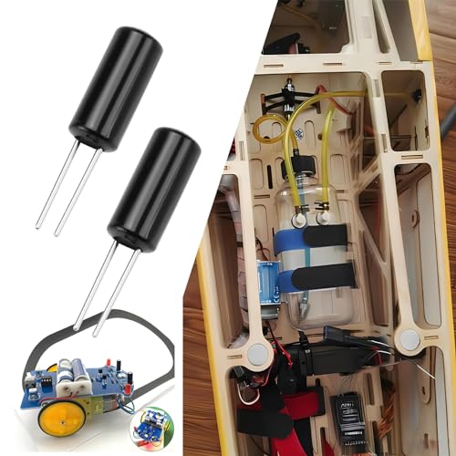 Ball Angle Tilt Vibration Switch SW-520D Ball Switch Tilt Sensor Switch 22.2 x 5.2 mm for Small Household Appliances Sports Equipment Black Pack of 20