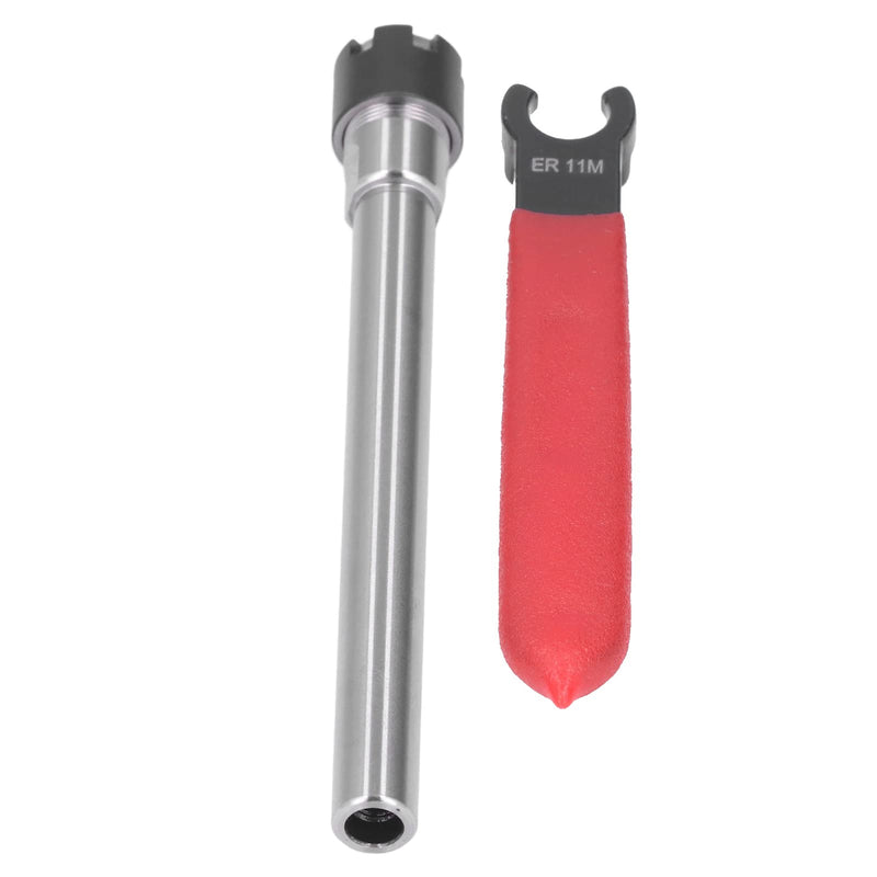 [Australia - AusPower] - Hilitand Collet Holder ER11 100 Collet Holder Cylinder Shaft Extension Rod with Key for CNC Milling Turning Tool 1-7 mm Clamping Range Collets (C10-ER11M-100L) C10-er11m-100l 