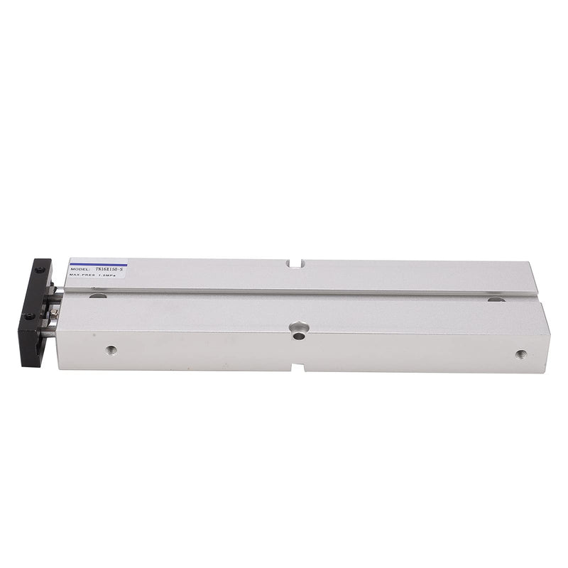 [Australia - AusPower] - Air Cylinder, 1.0MPa 10 to 200mm Stroke Aluminum Alloy Double Rod Double Shaft Air Cylinder, Industrial Air Cylinders (TN16X150-S) TN16X150-S 