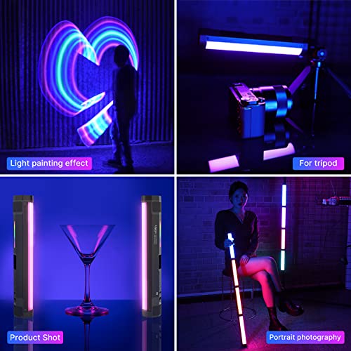 ULANZI VL110 RGB Light Wand, Handheld Light Stick Camera LED Video Tube