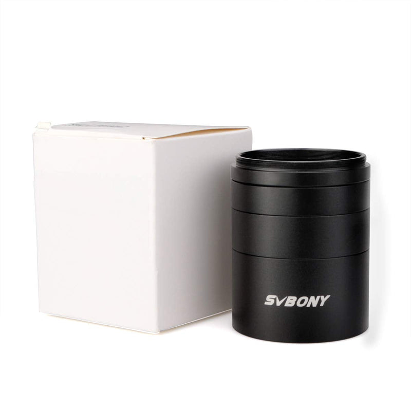[Australia - AusPower] - SVBONY SV119 Extension Tube Kit for Cameras and eyepieces 5mm 10mm 15mm 30mm M48x0.75 on Both Sides for Solving Spacing Problems in Astrophotography 