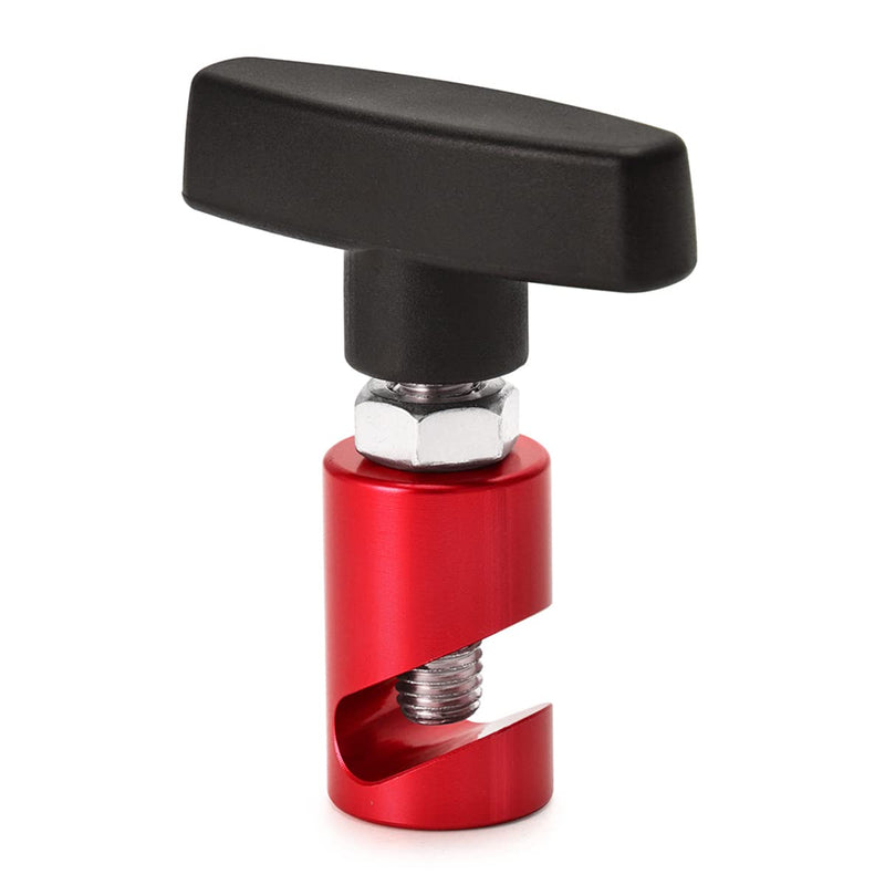 [Australia - AusPower] - CGEAMDY Bonnet Lifting Clamp, Multifunctional Aluminium Alloy Lifting Support Clamp, Propeller Stopper Tool for Bonnet Rear Boot (Red) Red 