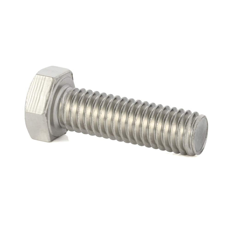 [Australia - AusPower] - 1/2-13 x 2 (1" to 4" Available) Hex Head Screw Bolt, Fully Threaded, Stainless Steel 18-8 (304), Plain Finish, Quantity 8 1/2-13 x 2" (8 PCS) 