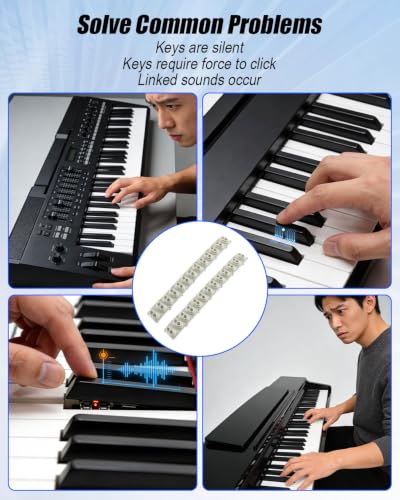 7Pcs Key Contact Rubber Conductive Silicon Strip Fit for K-org PA60 PA80
