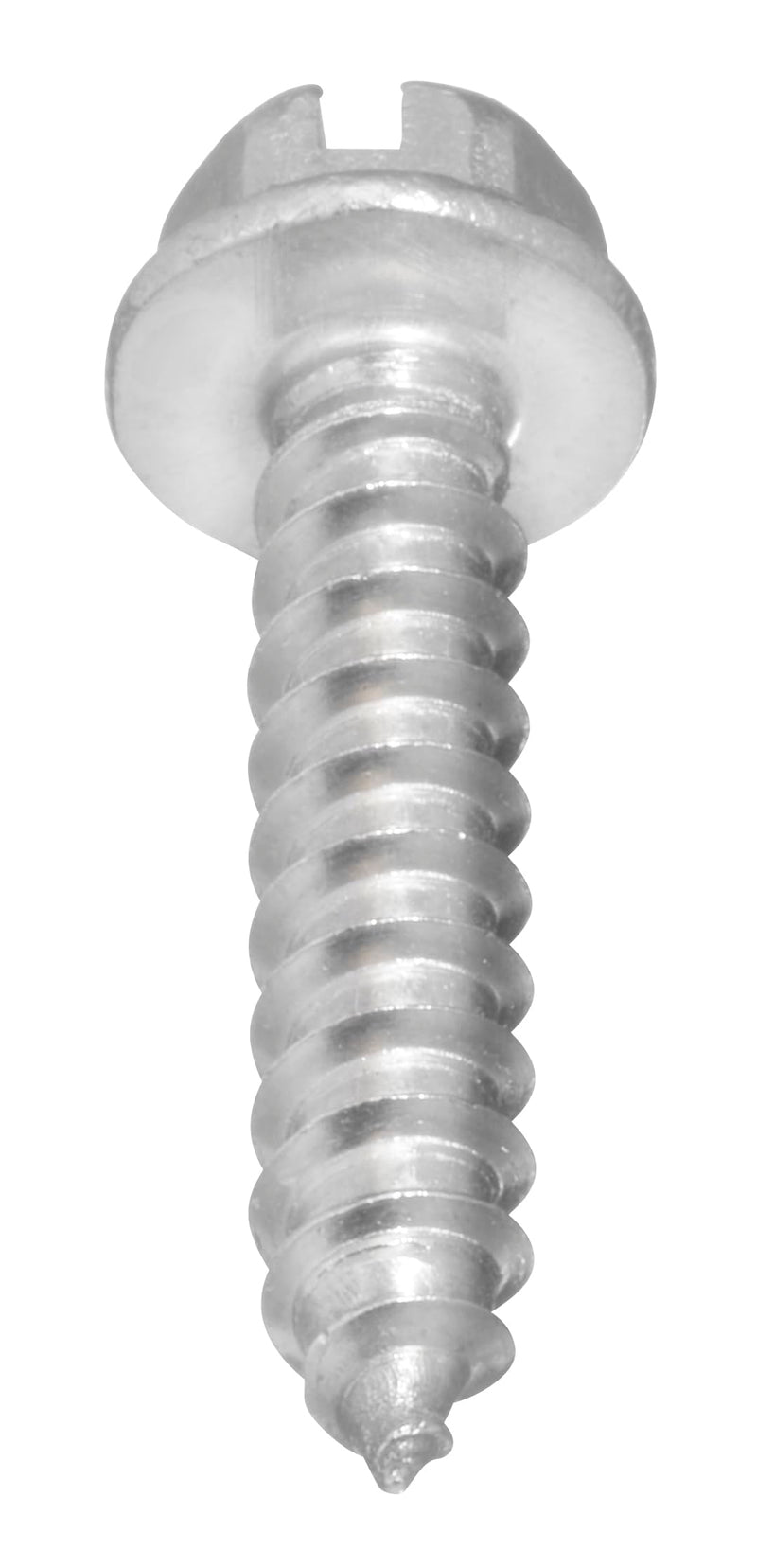 #14 x 1-1/4" Hex Washer Head Sheet Metal Screws, External Hex Drive, Stainless Steel 18-8, Full Thread, Bright Finish, Self-Tapping, Type A, Quantity 50 By Fastenere #14 x 1-1/4" (50 Pack)