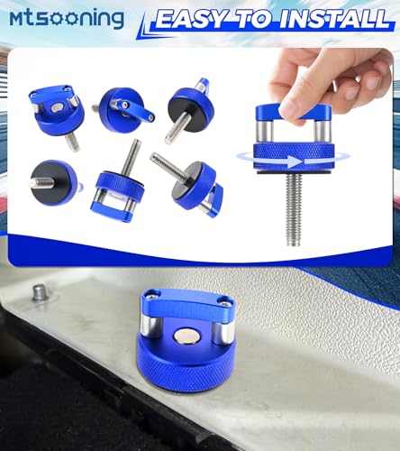 Mtsooning blue D-ring thumb screw for hard top quick removal fastener‑paraphrased