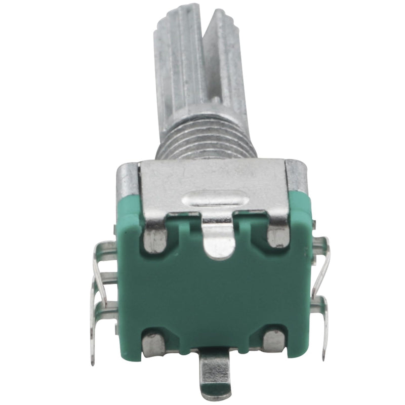 [Australia - AusPower] - 5PCS EC11 Rotary Encoder Code/Digital Potentiometer 20mm Plum Blossom Shaft 5 Pin with Switch for Audio Amplifier Mixer Headphones 