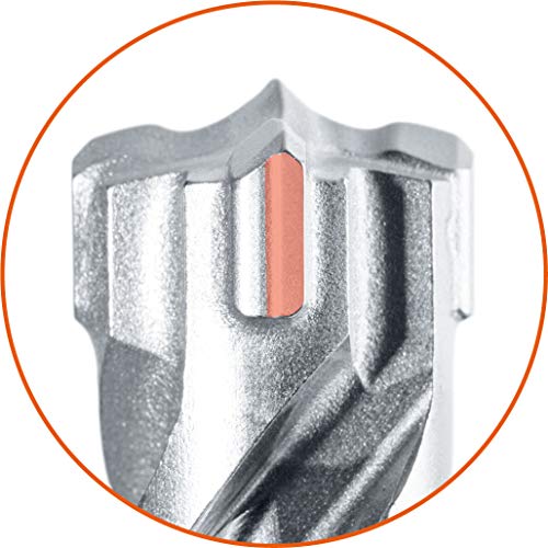 Rocket 5 | Replacement Power Tools/Cordless Drill/Hammer Drill Bits SDS-Plus 10 Pack | Centre Point, Armour Protection and Wear Brand for Stone and Concrete |6x110 mm