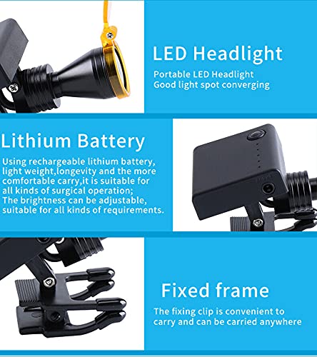 [Australia - AusPower] - 5W High Brightness Light Surgical LED Headlight Headlamp with Optical Filter DY-011 