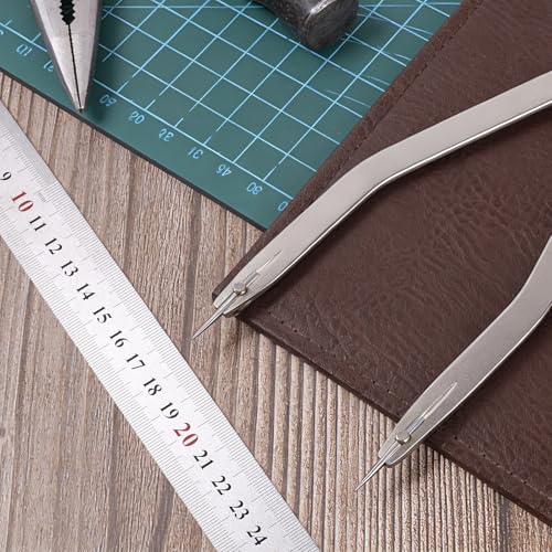 LDVROH radius divider tool with bonus stainless steel ruler, 16-inch joint calipers and dividers