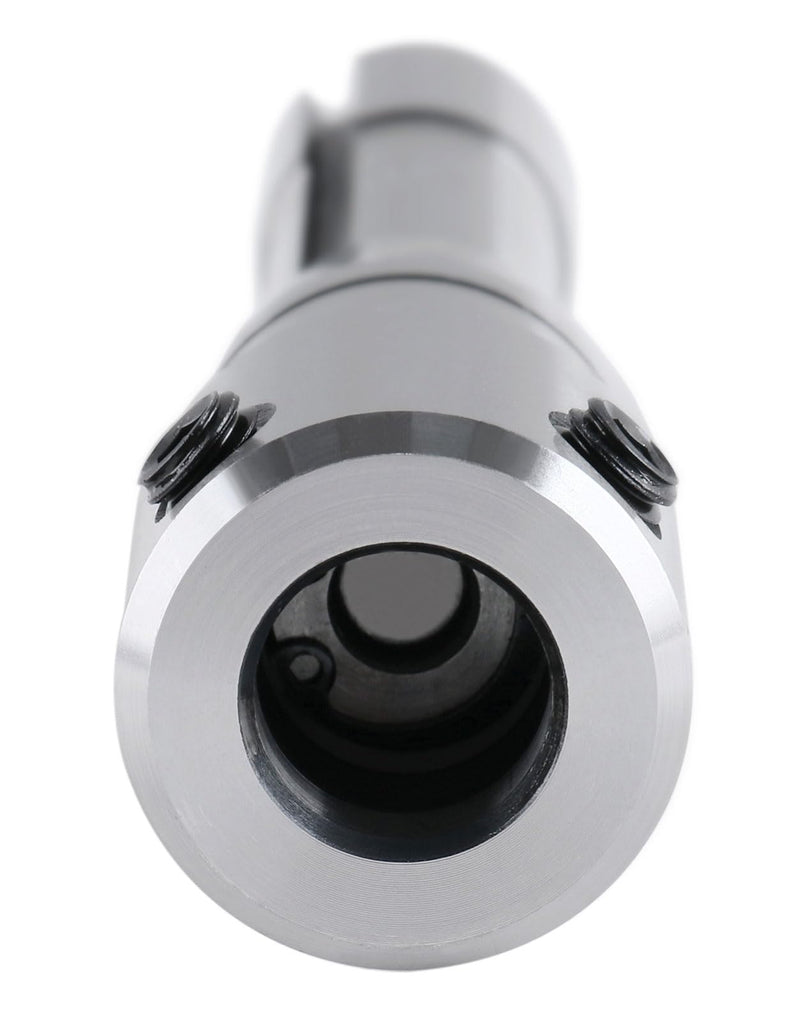 Accusize Industrial Tools R8 to 3/4'' Weldon Shank Arbor Adapter, Compatible with Annular Cutters for Bridgeport Milling Machines, Durable Construction, MC08-0034 | 7/16-20 Drawbar Thread, Spring Pilot Center, Includes Key, for Annular Cutters Used on ...