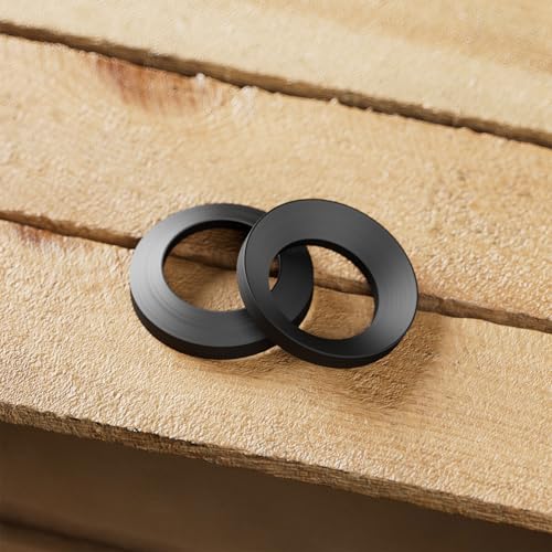 10 Pcs Combo Kits Crush Washer&Jam Nut Steel Black (308) 308