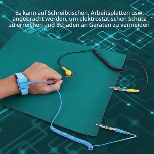 Antistatic Wristband Electrostatic Discharge Earthing Mats for Phone Repair Electronic Components