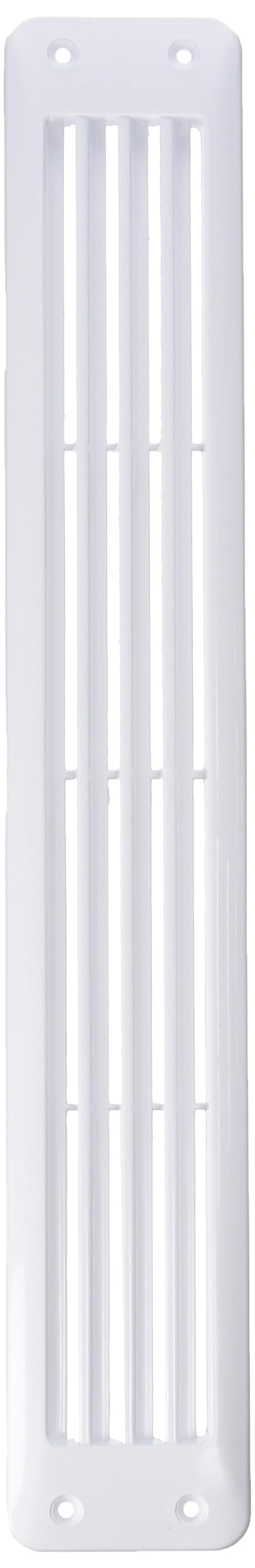 Attwood White Flush Louvered Marine Vent with Drain Slots