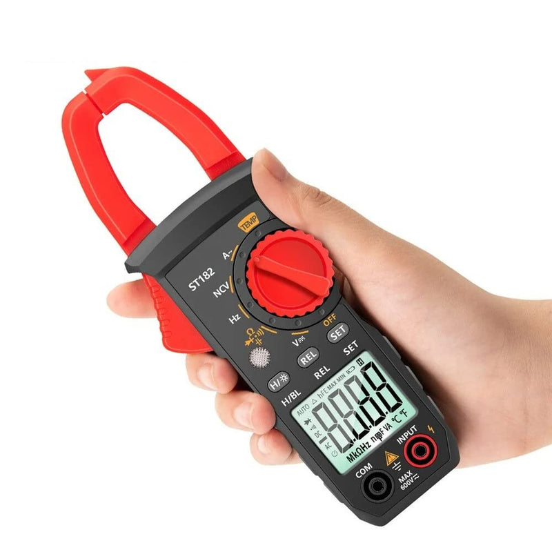 Digital Clamp Meter AC Current Multimeter DC/AC Voltage Ammeter Voltage Tester Amp Hz Capacity NCV Ohm Test
