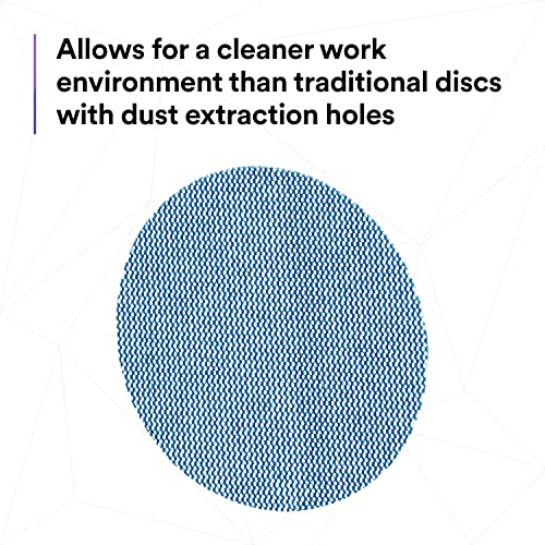 3M Xtract Net 5-inch 180-grit hook and loop sanding disc, 310W abrasive mesh, die-cut 500X 180+
