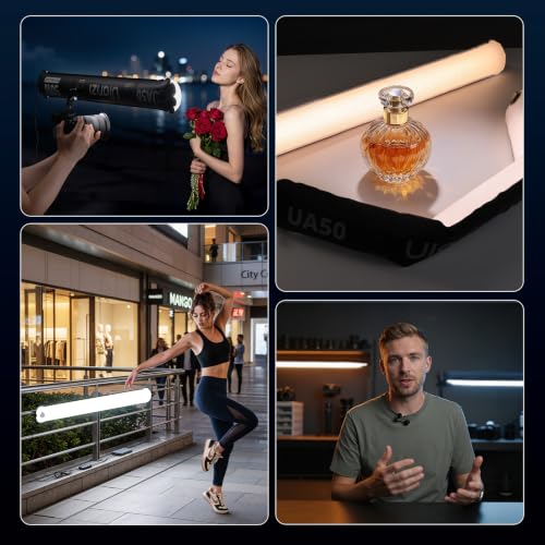ULANZI UA50 50W Wired Bi-Color Inflatable Light Tube for Photography Large