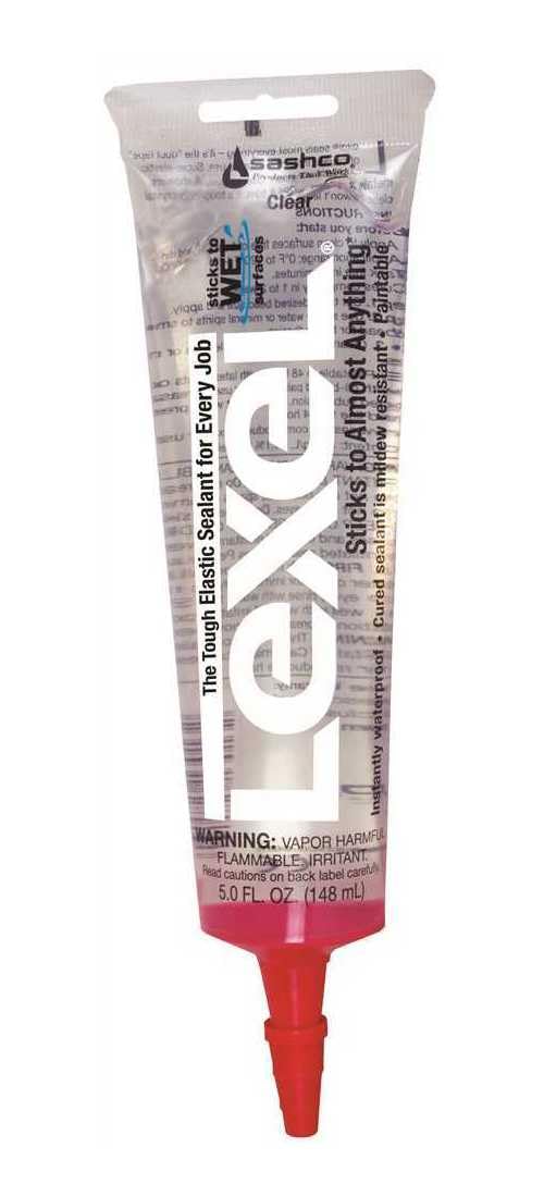 [Australia - AusPower] - Sashco 13013-2 13013 5oz Sealants Clear Lexel Adhesive Caulk, 5-Ounce 5 ounces 1 