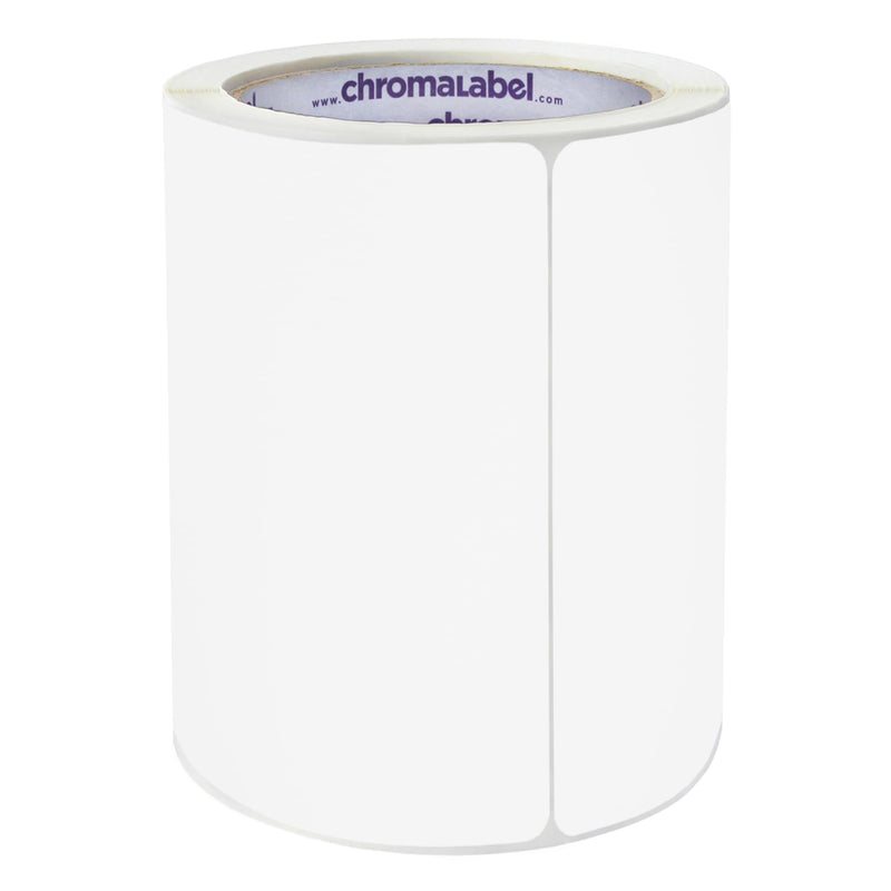 ChromaLabel 3 x 5 inch Permanent Color Code Rectangle Labels, 250 Stickers per Roll, White