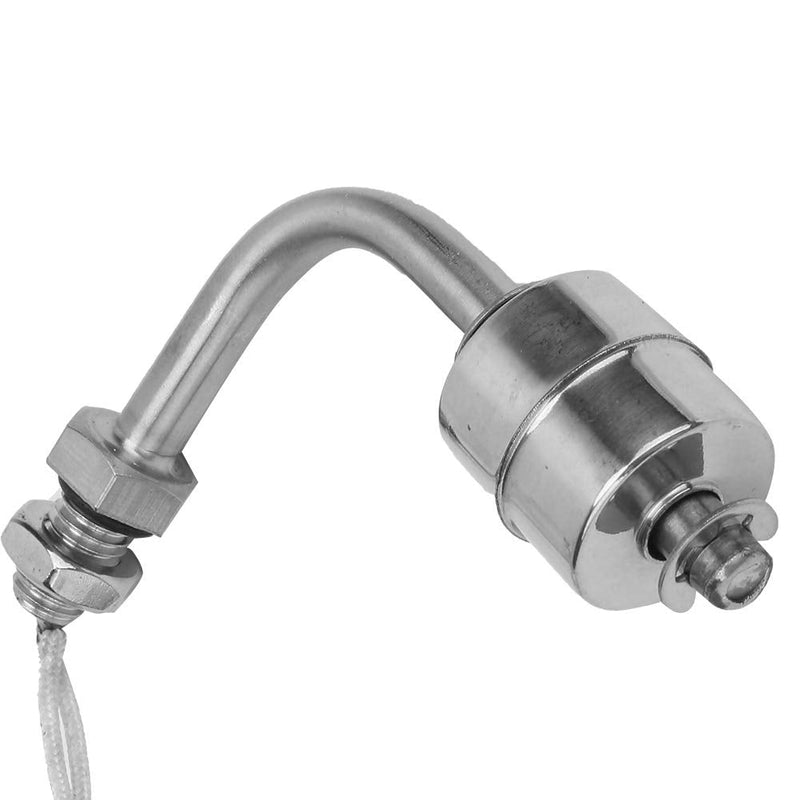 [Australia - AusPower] - Joyzan Stainless Steel Float Switch, Liquid Level Sensor Controller Water Pump Fish Tank Cistern Sump Ball Filter Thread 90 Degree Vertical Mounted Control Aquarium System Swimming Pool Garden Pond 
