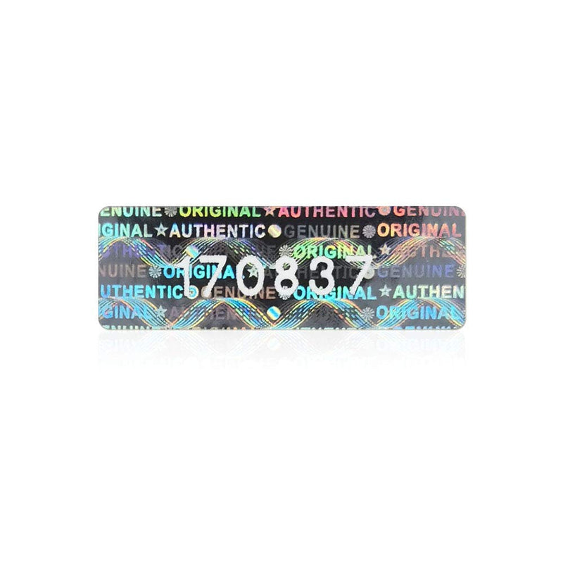 550 pcs Tamper Proof Hologram Stickers High Security Tamper Evident Seal Warranty Void Original Genuine Authentic Holographic Labels/Stickers w/Unique Sequential Serial Numbering(Silver) Silver 550 pcs
