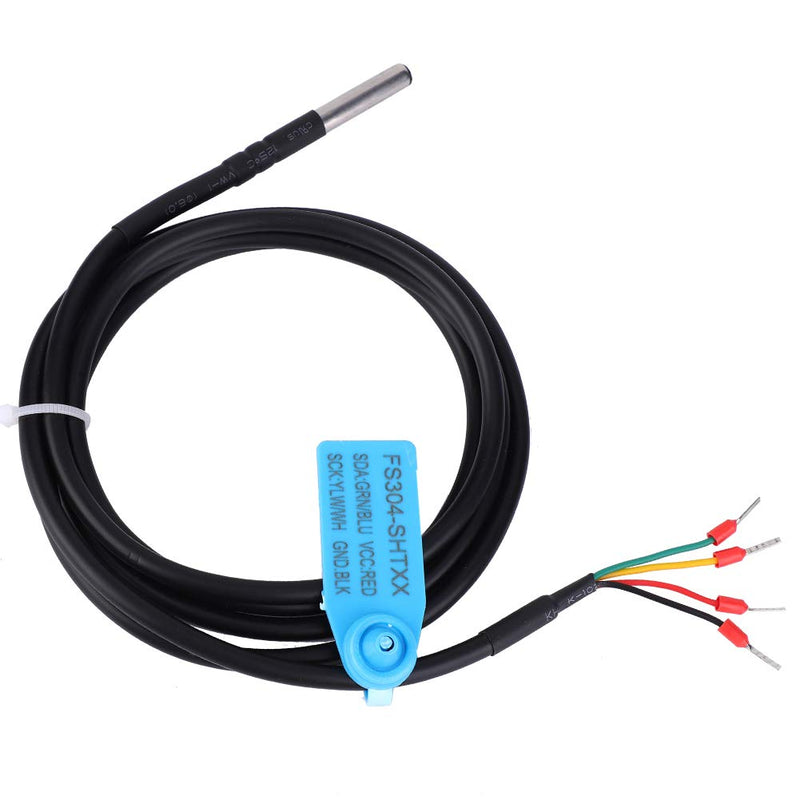 [Australia - AusPower] - Temperature Humidity Sensor, I2C Interface FS304 SHT30 FS304 SHT31 FS304 SHT35 Waterproof Digital Thermal Soil Probe Module Stainless Steel Room Thermometer Hygrometer with Extension Cable(SHT31) 