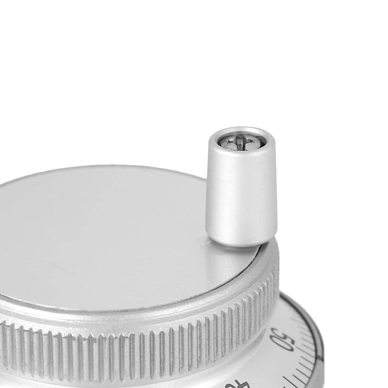 CNC Pulse Generator, 5V 60mm Hand Wheel Pulse Transmitter, Router, Manual Control for CNC System Milling Machine (White)