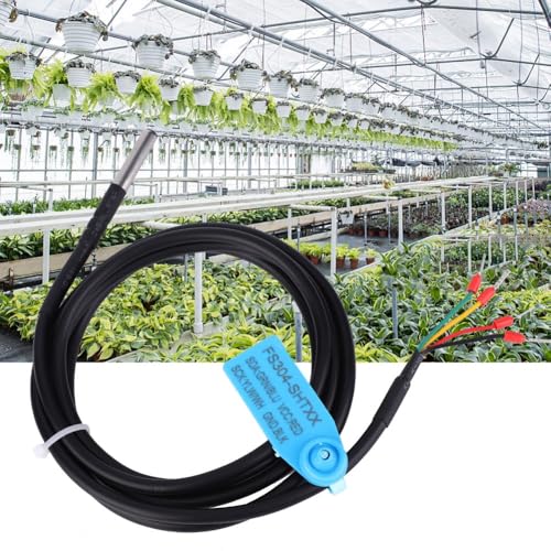Soil Digital Temperature Humidity Sensor Probe Low Consumption I2C Output Stainless Steel Case(SHT30)
