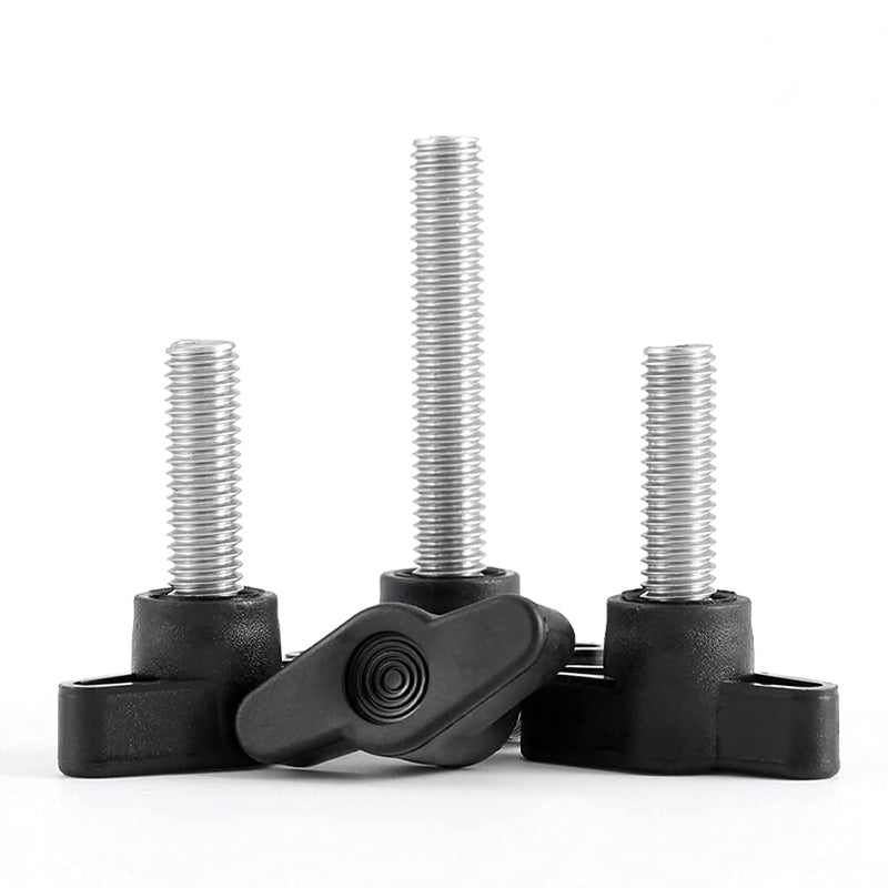 [Australia - AusPower] - 4 Pcs M8 x 20mm Thumb Screws 304 Stainless Steel Head Diameter 36mm Z-Shaped Handle Screw Knob Bolt Clamping Handle Knurled Thumbscrew Grip Handgrips 36-M8x20mm(4Pcs) 