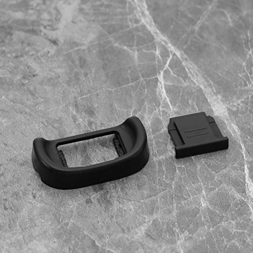 EP-11 Eyecup Eyepiece Viewfinder, Hot Shoe Protective Cover, Compatible with Sony A6000 A6100 A6300 A6400 A6500 A6600 A3500 A3000 A58 NEX-6 ZV1 ZV1 A7C, Etc.