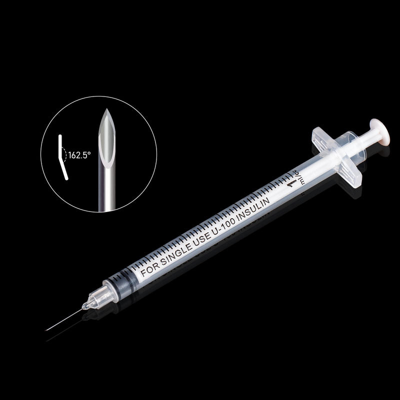 20pcs 1ml/cc 29G-8mm Plastic Multi-Purpose Measuring Tools, Individually Packed Pack of 20
