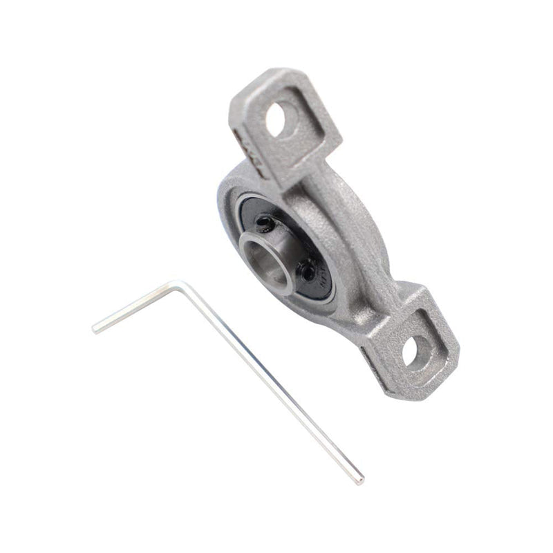[Australia - AusPower] - 10Pcs 8mm Bore Diameter Pillow Block Ball Insert Bearing Rail Mounted 