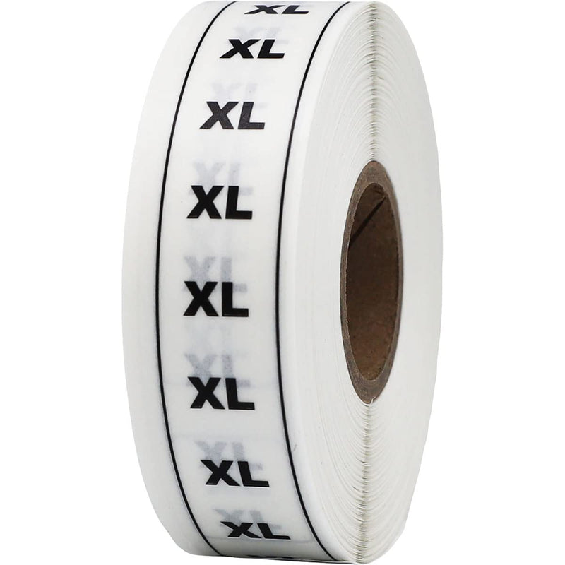 XL 0.75 x 5 Size Strip Clear Labels, 0.75 x 5 Rectangle, 200 Total Labels