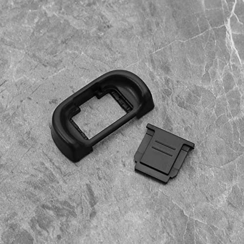EP-11 Eyecup Eyepiece Viewfinder, Hot Shoe Protective Cover, Compatible with Sony A6000 A6100 A6300 A6400 A6500 A6600 A3500 A3000 A58 NEX-6 ZV1 ZV1 A7C, Etc.
