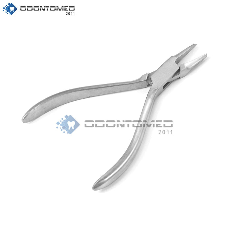 [Australia - AusPower] - OdontoMed2011 Ortho Plier Peeso Collar Pliers Dental Instruments Stainless Steel Orthodontic Pliers Flat Tip Straight Mirror Polish Finish 