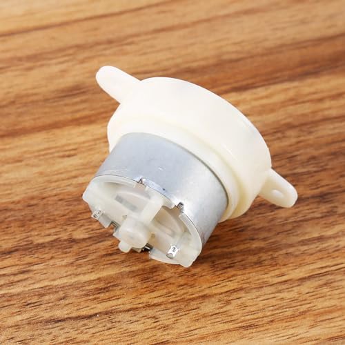 FTVOGUE High Torque 12V DC Motor Slow Electric Motor Gearbox 3RPM 4mm Shaft Diameter Micro Motor