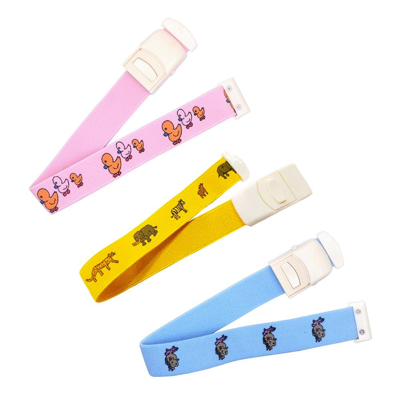 [Australia - AusPower] - SEIWEI 1/3 x Bow Tourniquet, Yellow/Blue/Pink Tourniquet Quick Release for Nurses, Doctors and Phlebotomists 1 piece. Pink 
