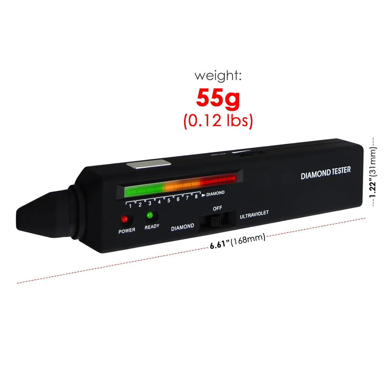 [Australia - AusPower] - Diamond Tester with UV Light - Professional Diamond Selector for Jewelers, Pawnshops and Stores 