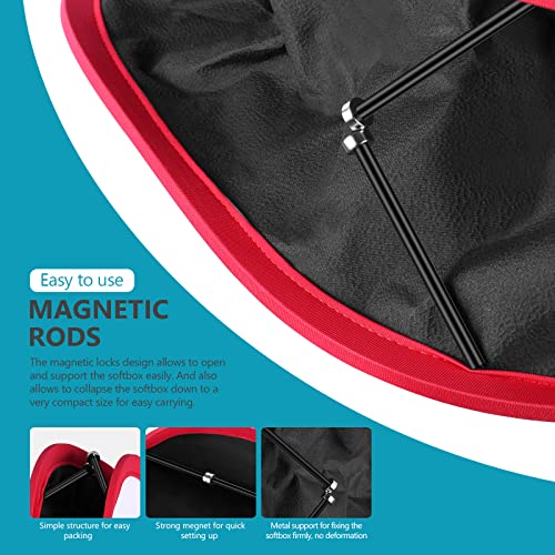 NEEWER Foldable Softbox Light Box with Strap Clip, Grill and Carry Bag 1 Pack w/Grid