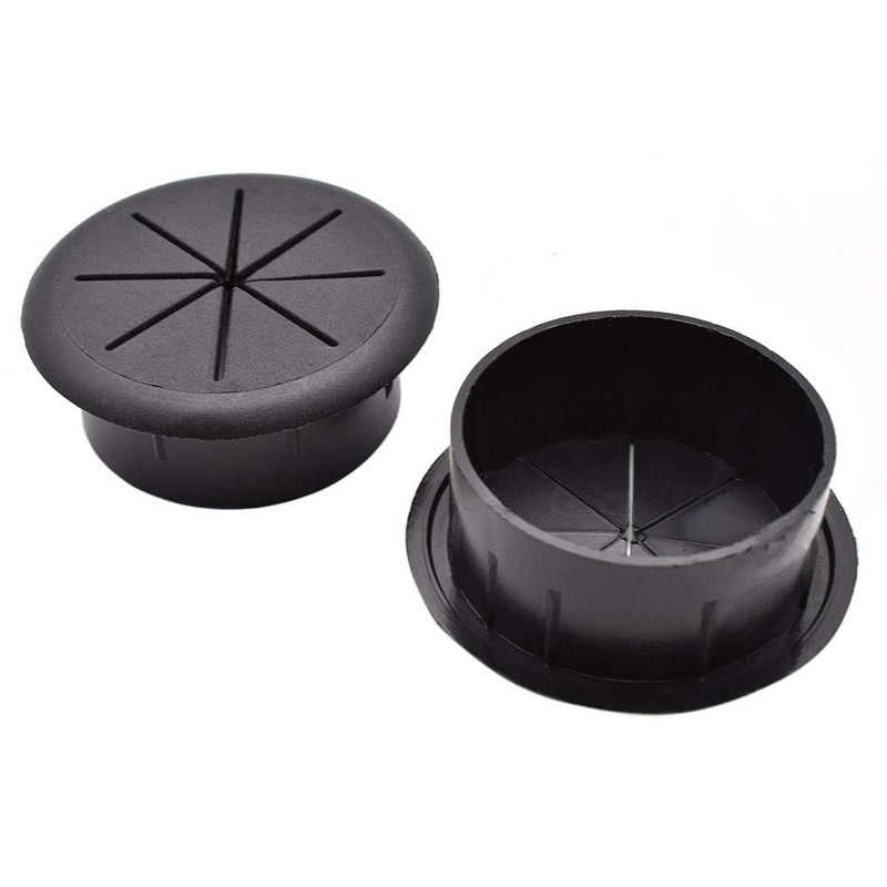 [Australia - AusPower] - 2 Inch (50mm) Flexible Desk Grommets Wire Cord Hole Cover Cable Organizer for Desktop Equipment Wiring Management and Protection 2 inch (50mm) 