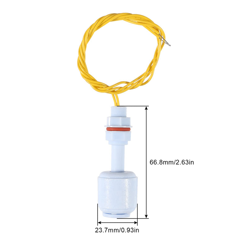 [Australia - AusPower] - Alinan 10pcs Plastic PP Float Switch M10 5210 Fish Tank Liquid Water Level Sensor Controller for Fish Tank Aquariums 