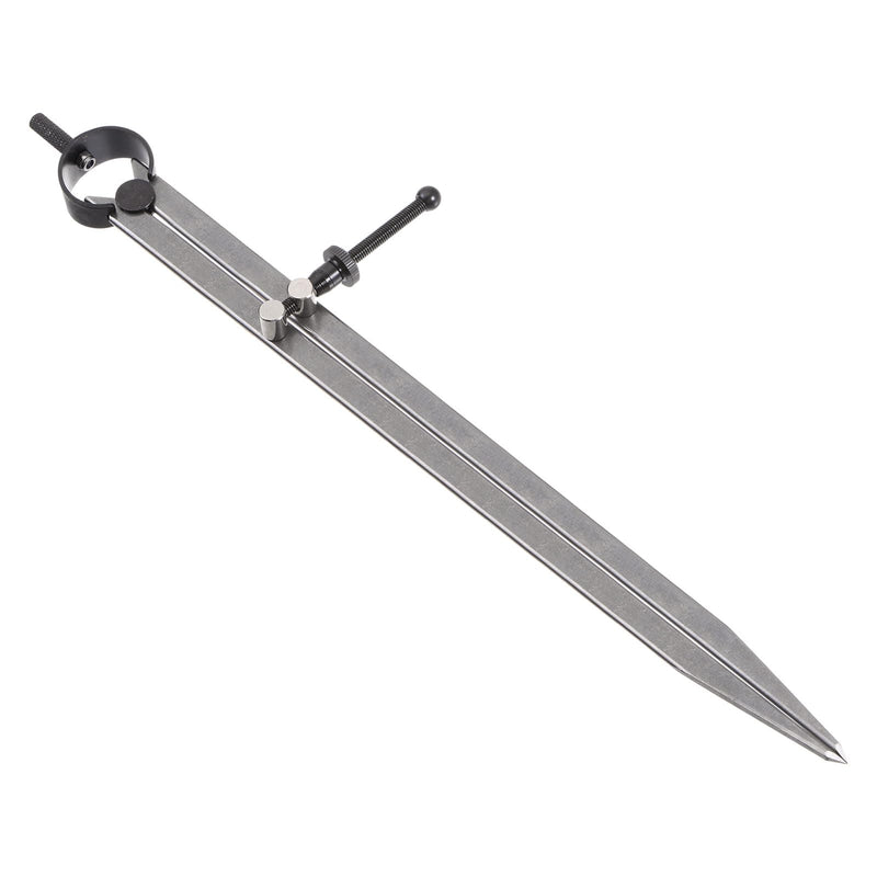 [Australia - AusPower] - HARFINGTON Spring Joint Caliper 16 inch / 400mm Adjustable Spring Divider Caliper with Solid Nut for Metalworking Geometry Drawing Woodworking, Flat Leg 