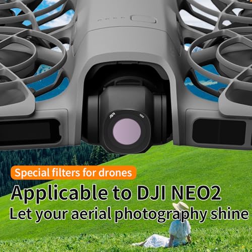 Coyktonty Lens Filter/Filter Set for DJI Neo2 Drone,Waterproof, Oil-Resistant, Easy to Install (ND-PL 8 16 32 64) ND-PL 8 16 32 64