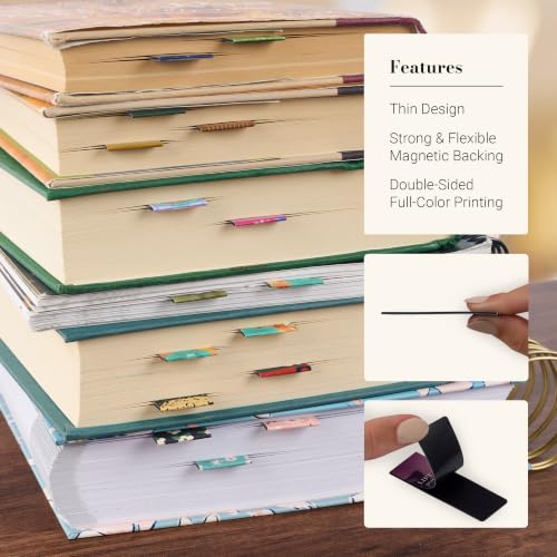 Christian Art Gifts Magnetic Scripture Bookmark Set for Men & Women Salvation Regular