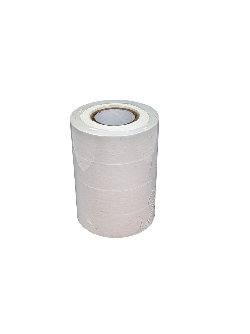 USA Made Science Lab Labeling Tape White Pack, 500" Length x 3/4" Width, 1 Inch Core [4 White Rolls] (Pack of 2) 500*75 inches (Pack of 2)