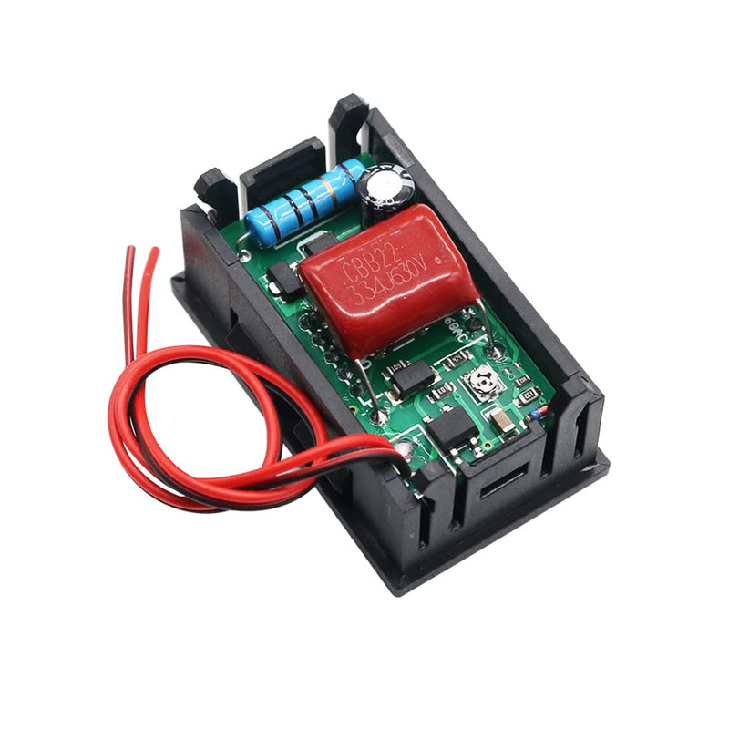 [Australia - AusPower] - YSY 1Pcs AC 70V-500V Mini Digital Voltmeter 2-Wire Blue LED Display Panel Voltage Test Meter (Blue, AC 70-500V) 