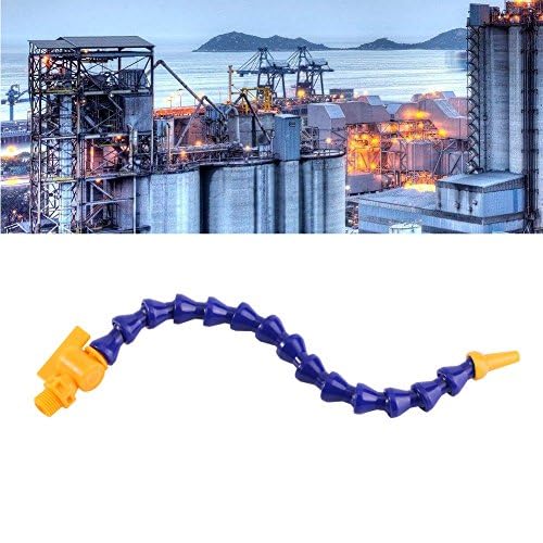 [Australia - AusPower] - Coolant Hose, 12 Pieces Coolant Pipe Plastic Flexible Water Oil Coolant Pipe Hose Flat and Round Nozzle Water and Oil Coolant Hose Thread Durite and Hose Coolant 