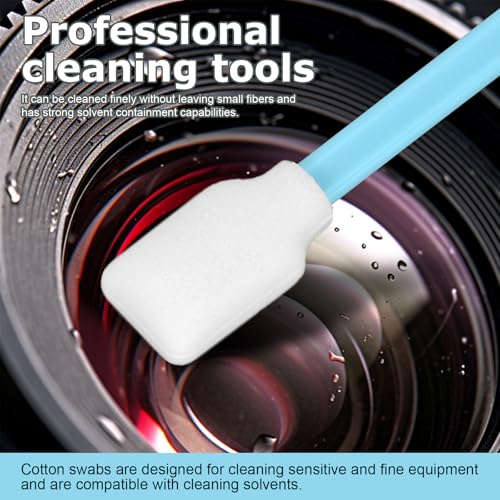 Foam Cleaning Swab Sticks, Dust-Free Cleaning Sponge Tip Swabs Printer Heads, Scanners, Camera Lenses, Chip Hard Disk Industries, Optical Lenses and Optical Equipment (200) 200