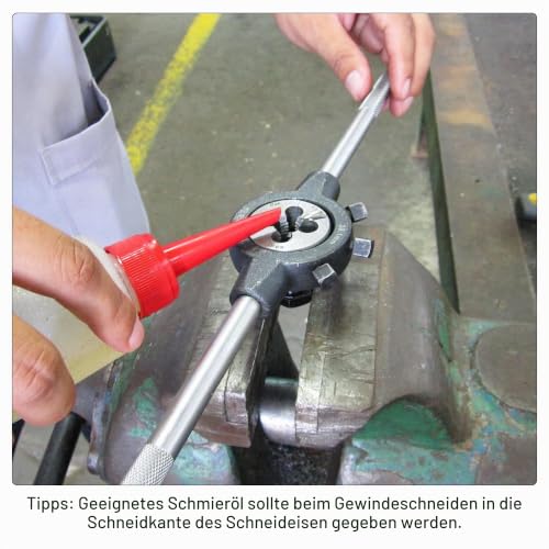 sourcing map Round Die UNF 5/8-24 American Cut Resistant | Thread cutting clamp, alloy tool steel thread repair tool